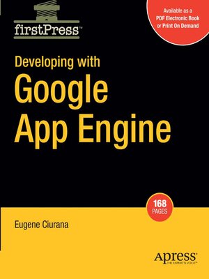 cover image of Developing with Google App Engine
